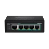 TrendNet 5-Port Industrial Fast Eth. PoE+ DIN-Rail Switch