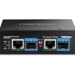 TrendNet 2-Port Industrial SFP to Gigabit PoE++ Media Conv.