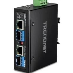 TrendNet 2-Port Industrial SFP to Gigabit PoE++ Media Conv.