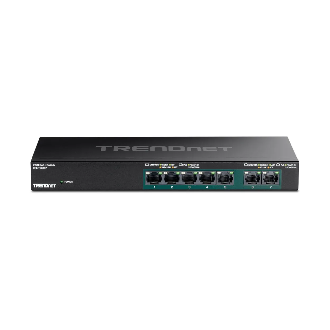 TrendNet 7-Port Multi-Gig PoE Switch