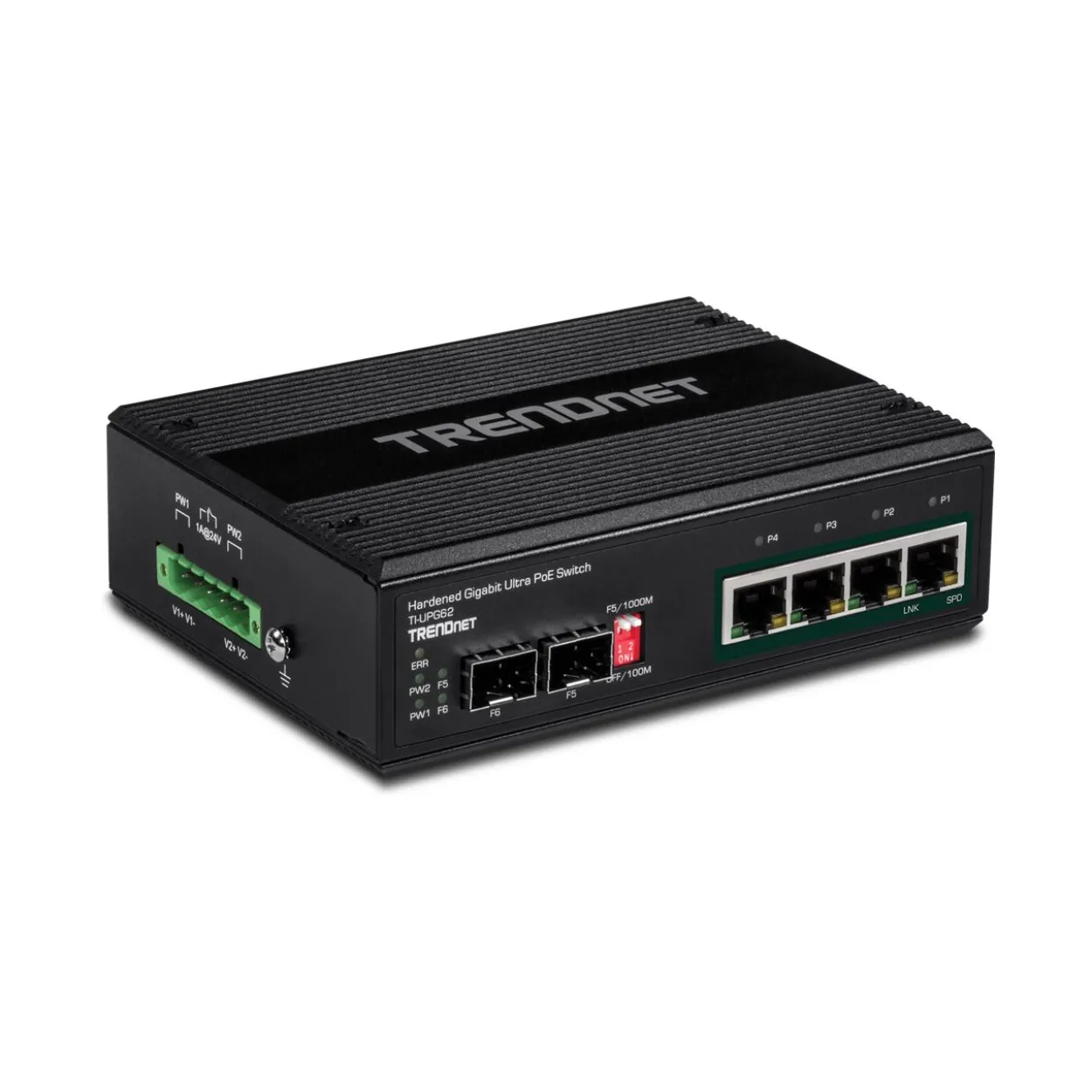 Trendnet Switch 6-port Industrial Gbit UPoE Metall IP30