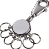TROIKA Schlüsselanhänger PATENT black chrome