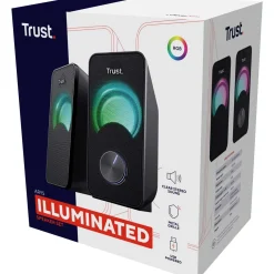 Trust Arys RGB 2.0 Lautsprecher - schwarz