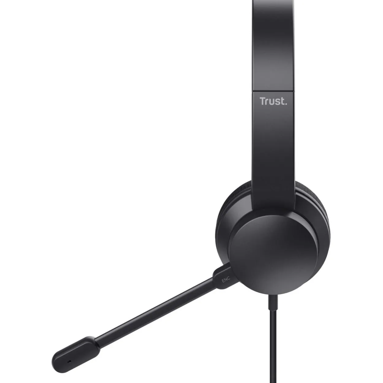 TRUST AYDA STEREO USB ENC HEADSET 25089 Kabel schwarz On-Ear