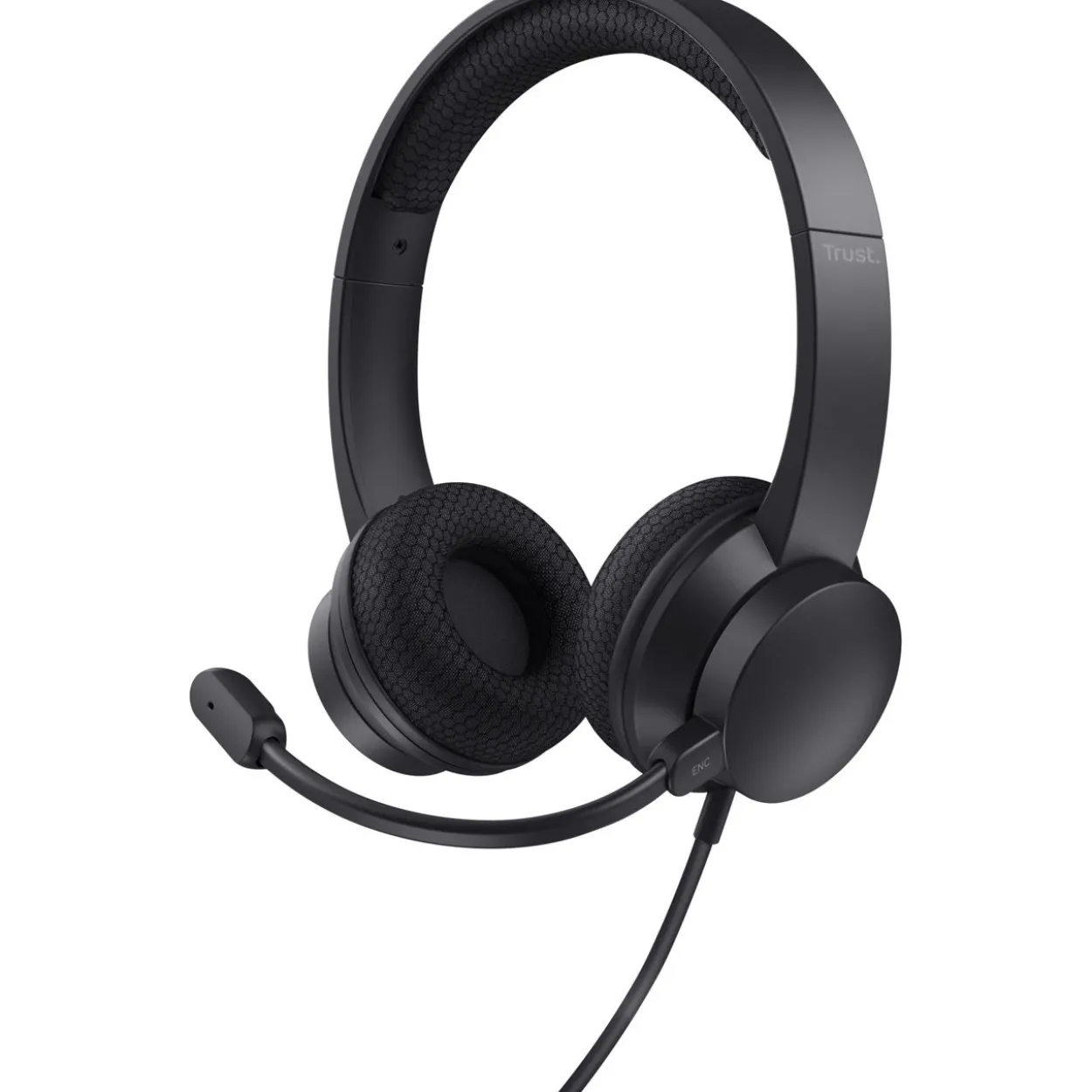 TRUST AYDA STEREO USB ENC HEADSET 25089 Kabel schwarz On-Ear