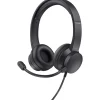 TRUST AYDA STEREO USB HEADSET 25088 Kabel schwarz On-Ear