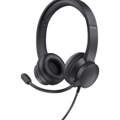 TRUST AYDA STEREO USB HEADSET 25088 Kabel schwarz On-Ear