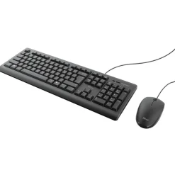 Trust TKM-250 USB Tastatur und Mauskombo Set Qwertz