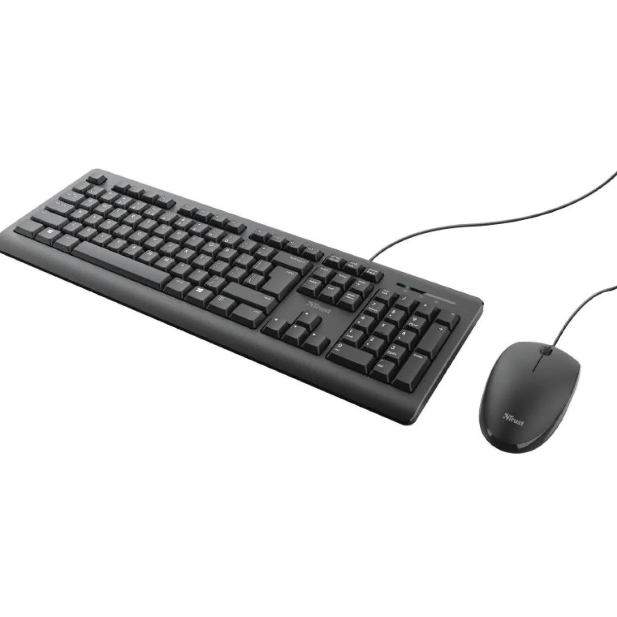 Trust TKM-250 USB Tastatur und Mauskombo Set Qwertz
