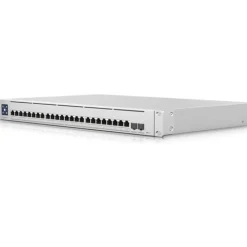 Ubiquiti Switch UniFi 24xRJ45 10G/2xSFP28 25G Managed 19" Rack-Mountable, 1,3" Touchscreen
