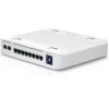 Ubiquiti Switch UniFi 8xRJ45 2,5G/2xSFP+ 10G Managed PoE+ Wall-Mountable, 1,3" Touchscreen, 120W PoE