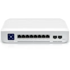 Ubiquiti Switch UniFi 8xRJ45 2,5G/2xSFP+ 10G Managed PoE+ Wall-Mountable, 1,3