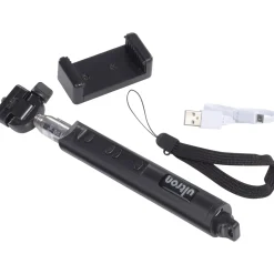 Ultron Selfie-Stick Teleskoparm mit Bt Ausloeser im Griff