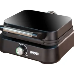 Unold Belgisches Waffeleisen Brüssel (schwarz, 1.500 Watt)