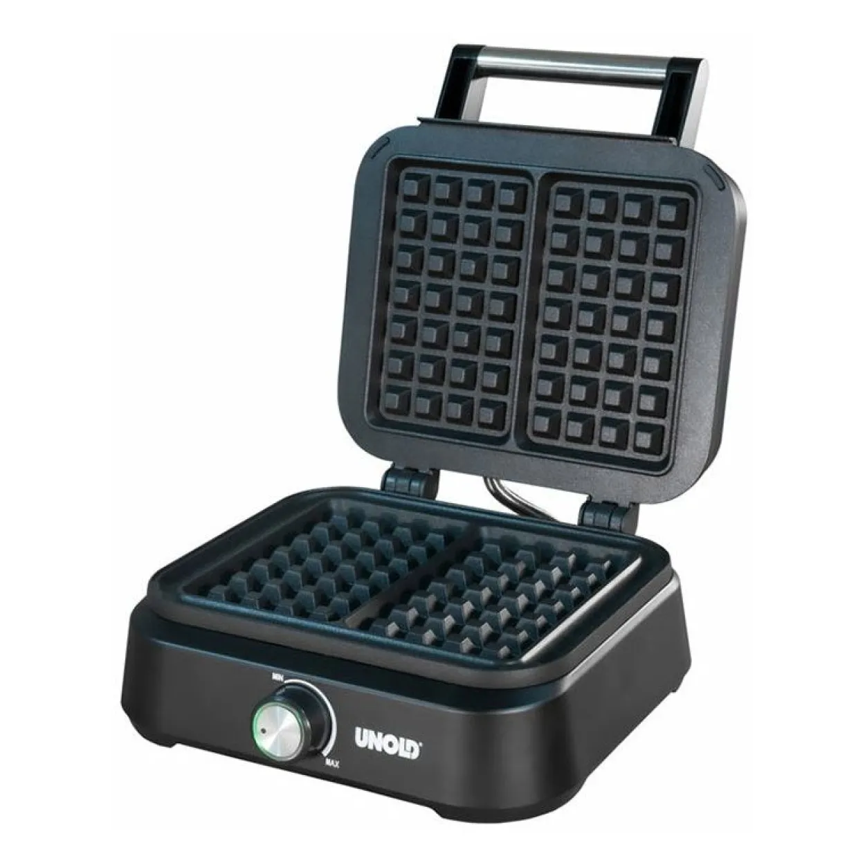Unold Belgisches Waffeleisen Brüssel (schwarz, 1.500 Watt)