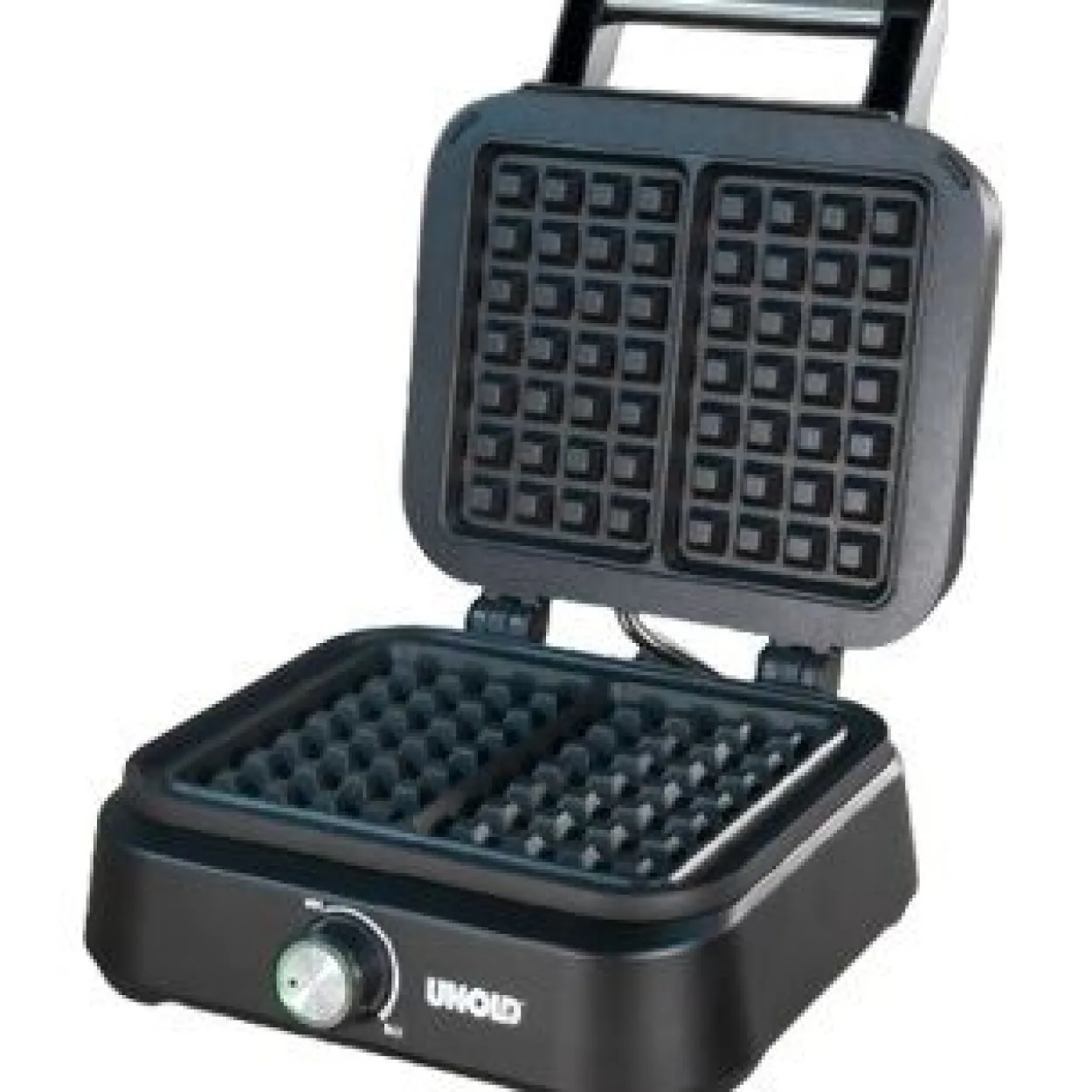 Unold Belgisches Waffeleisen Brüssel (schwarz, 1.500 Watt)