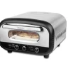 Unold Pizzaofen Alfredo (edelstahl/schwarz, 1.700 Watt, für Pizzen bis ca. Ø 30cm)