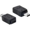 USB Delock Adapter mini B -> micro A+B St/Bu