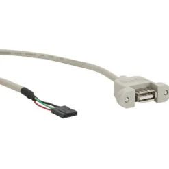 USB 2.0 Einbaubuchse A auf Pfostenanschluss 0,6m
