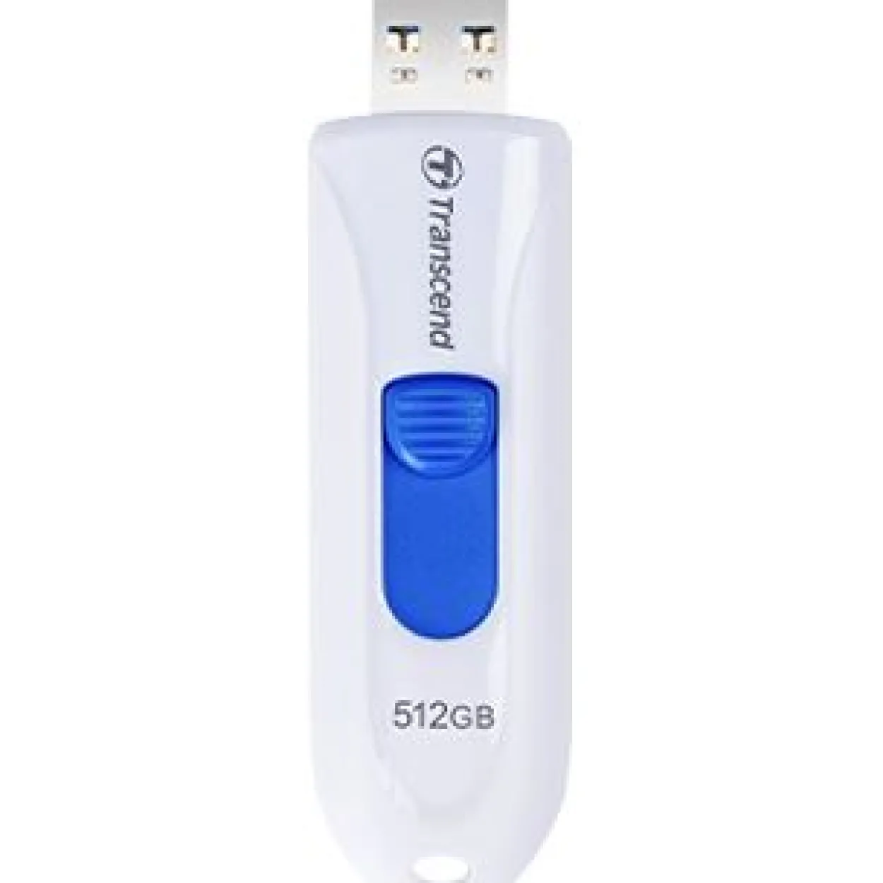 USB-Stick Transcend 512GB TRANSCEND JetFlash USB3.1,Pen Drive,Capless,white