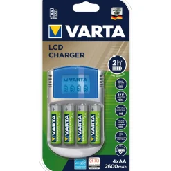 Varta Power Play Ladegerät inkl. 4x Mignon AA NiMH Akkus 2500mAh