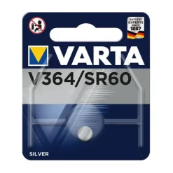 Varta Uhrenbatterie V364 Silberoxid Knopfzellen Batterie 1,55 V 1er Pack