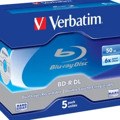 Verbatim BD-R DL 50 GB 5er Jewelcase (43748)