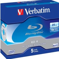 Verbatim BD-R 25 GB 5er Jewelcase (43715)