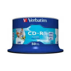Verbatim CD-R 700 MB bedruckbar 50er Spindel (43438)