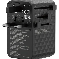 VERBATIM CHARGE 'N' TRAVEL 170W UNIVERSAL TRAVEL ADAPTER BLACK