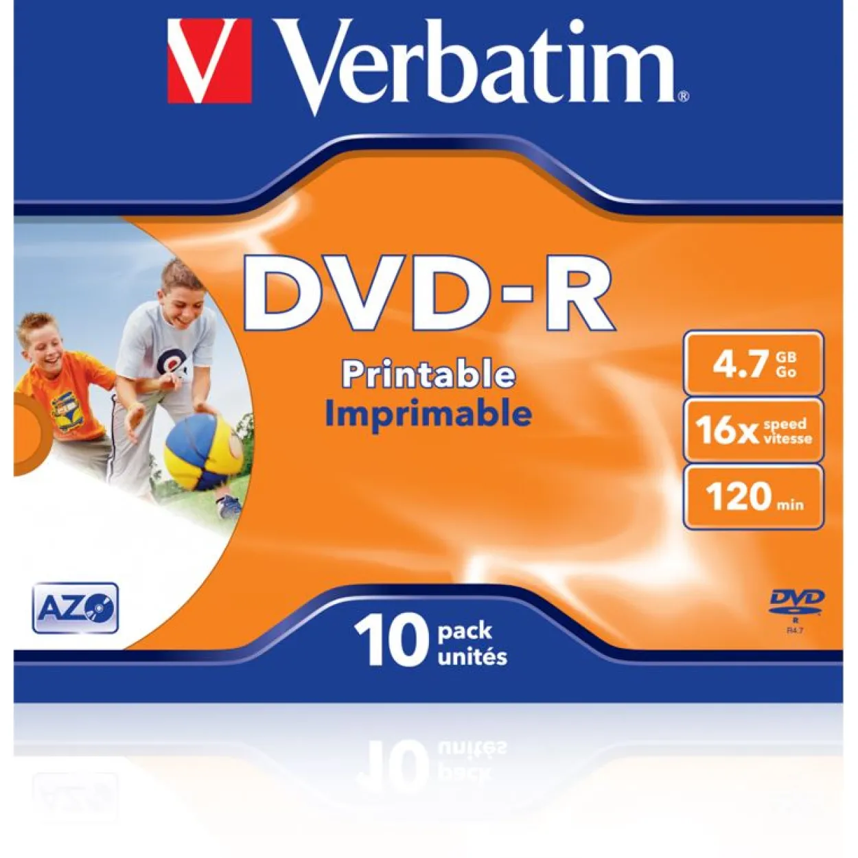 Verbatim DVD-R 4.7 GB bedruckbar 10er Jewelcase (43521)