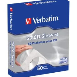 Verbatim 50er Pack CD- Papierhüllen für Aufbewahrung (49992)