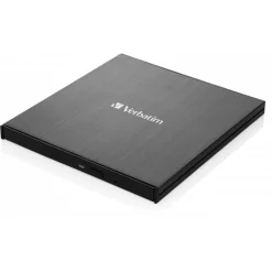 Verbatim 43888 externer Slimline BluRay Brenner USB3.1 Typ C UltraHD 4K