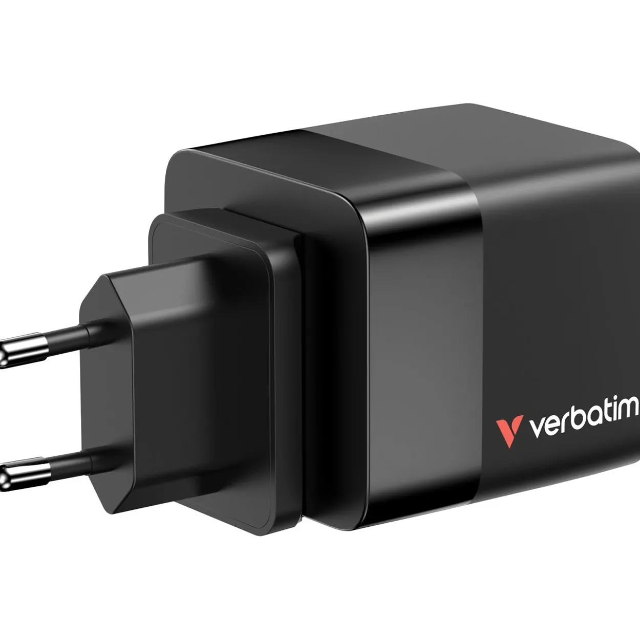 Verbatim Gan Charger 65W 2xUSB-C PD,1xUSB-A, retrac. Cable 32217