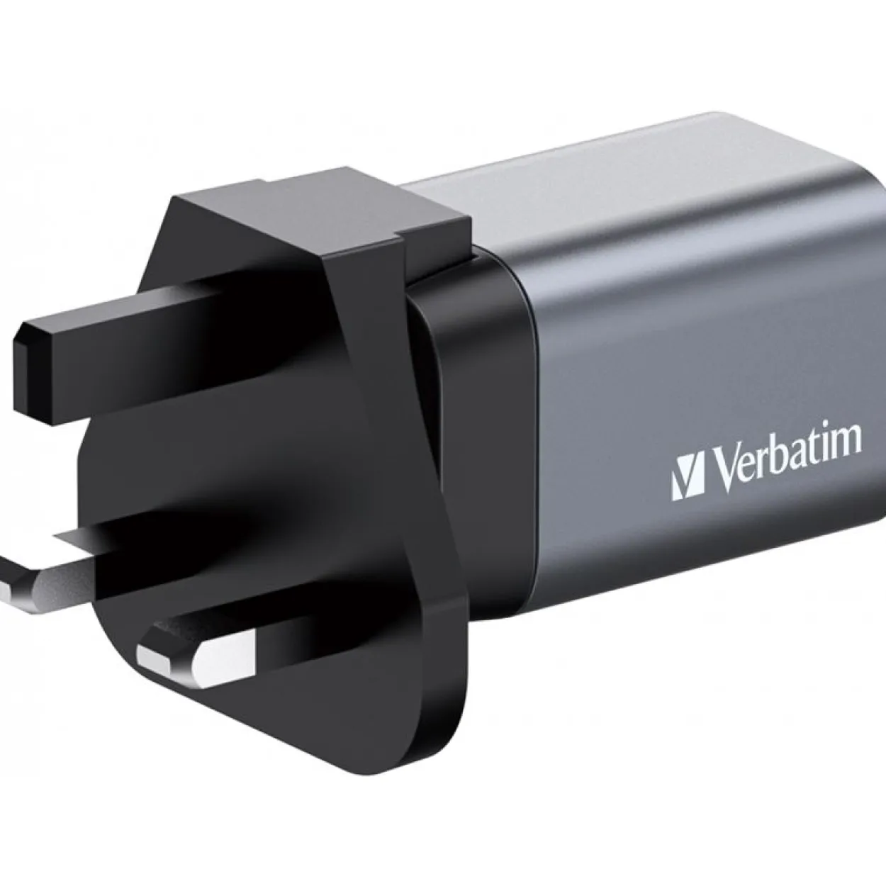 VERBATIM Ladeadapter, Universal, GNC-35, GaN, 35W, grau 1x USB-A QC, 1x USB-C PD, Retail