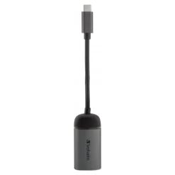 Verbatim USB-C Hub, 1x Gigabit Ethernet Slimline, inkl. USB-C Kabel, Retail-Blister