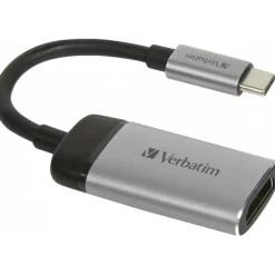 Verbatim USB-C Hub, 1x HDMI 4K Slimline, inkl. USB-C Kabel, Retail-Blister