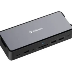 Verbatim USB-C Pro Dockingstation CDS-15SSD mit HDMI/4K/SSD 256GB/RJ45/USB-A