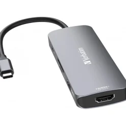 Verbatim USB-C Pro Multiport-Hub mit 8 Anschlüssen CMH-08