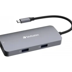 Verbatim USB-C Pro Multiport-Hub mit 5 Anschlüssen CMH-05