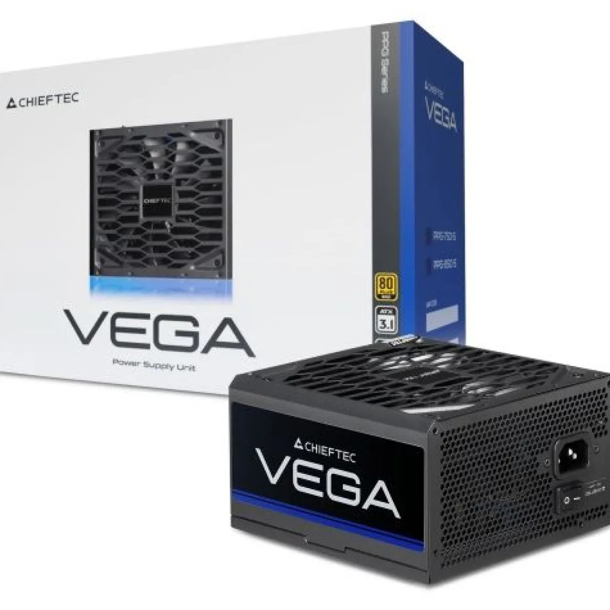 750 Watt Chieftec VEGA Series PPG-750-S Non-Modular 80+ Gold