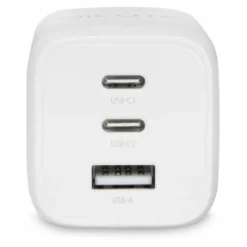 65 Watt Dicota Compact 3-Port GaN Wall Charger EU white