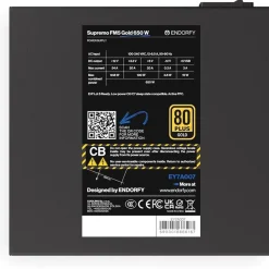 650 Watt Endorfy Supremo FM5 Modular 80+ Gold