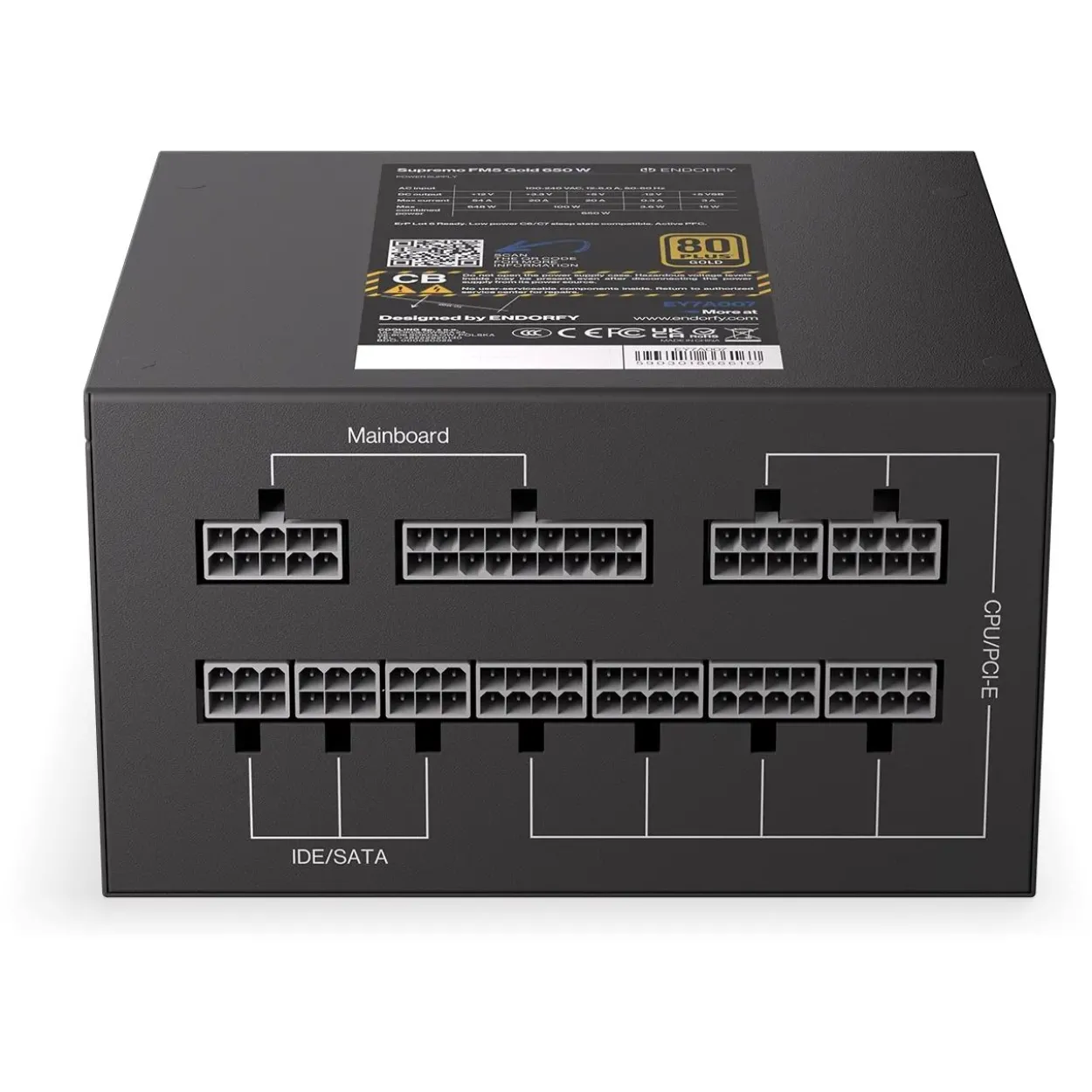 650 Watt Endorfy Supremo FM5 Modular 80+ Gold