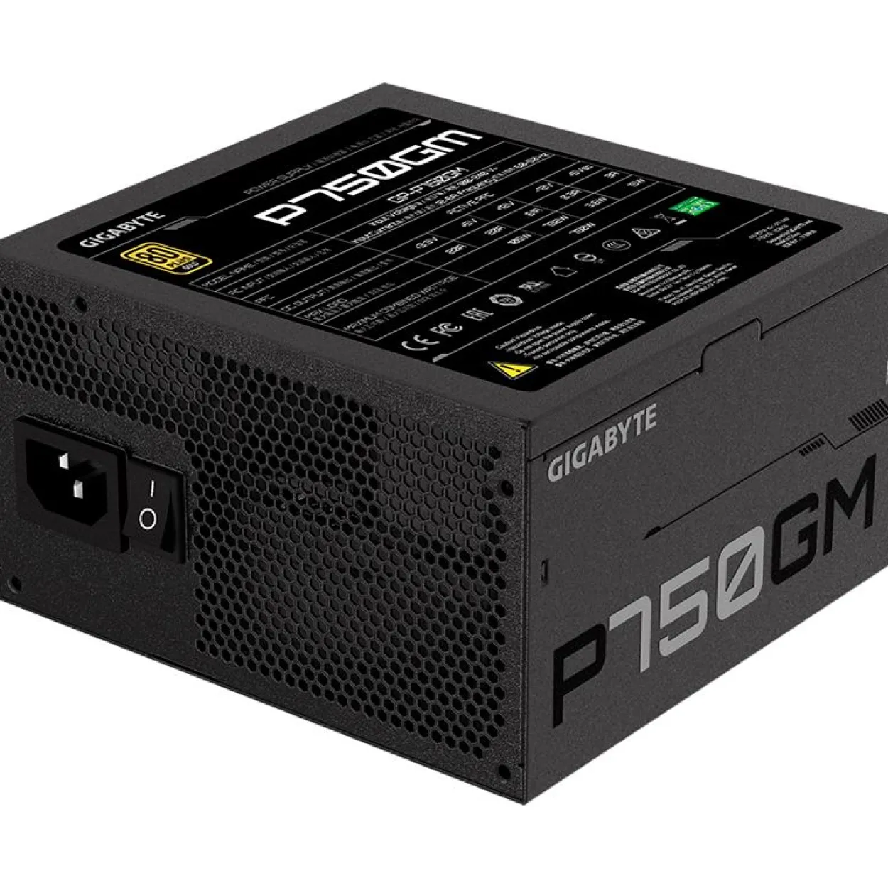 750 Watt Gigabyte P750GM Modular 80+ Gold