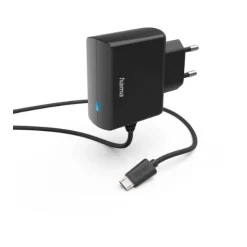 5 Watt hama Ladekabel mit Adapter schwarz 1,0 m