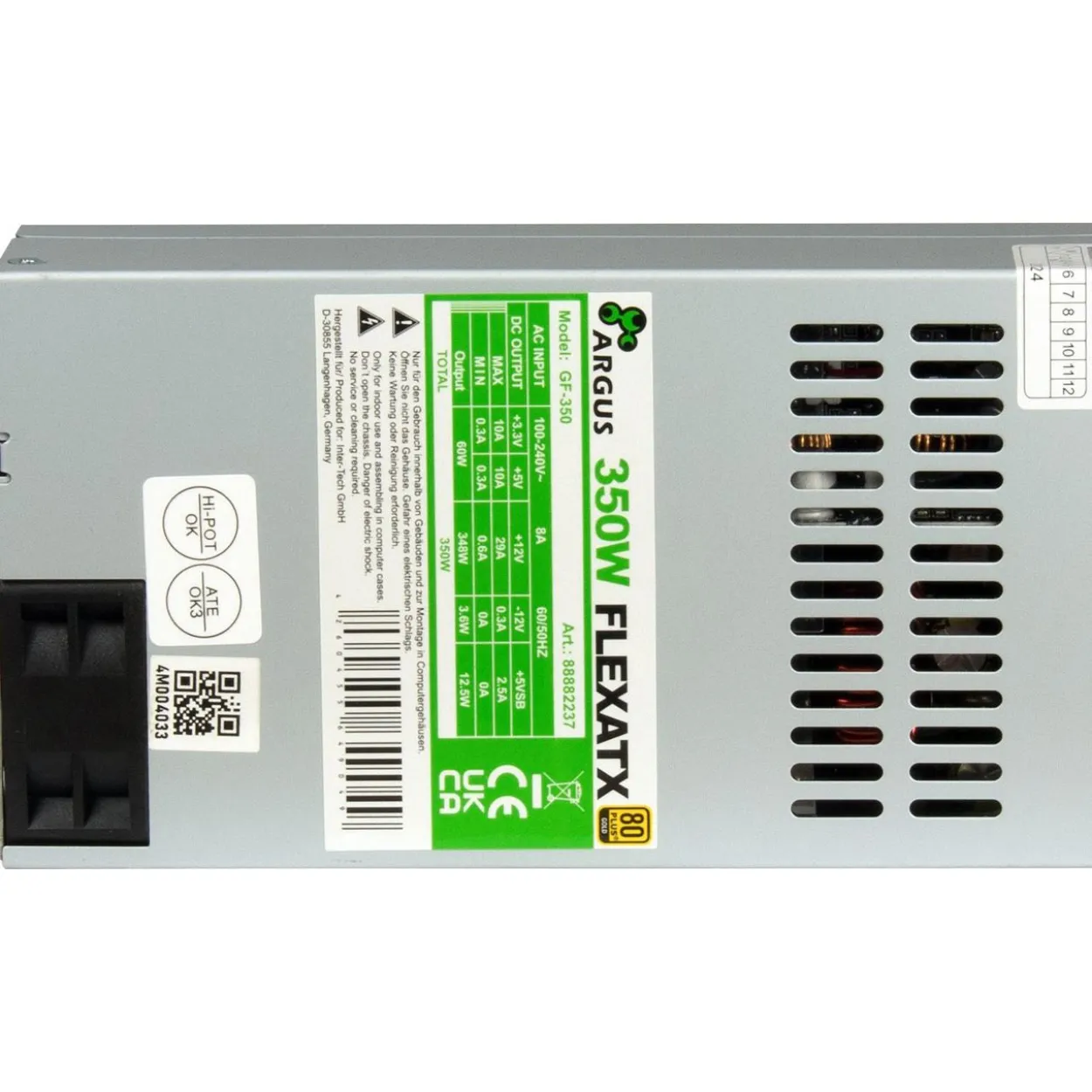 350 Watt Inter-Tech IPC FLEX-ATX GF-350, BULK