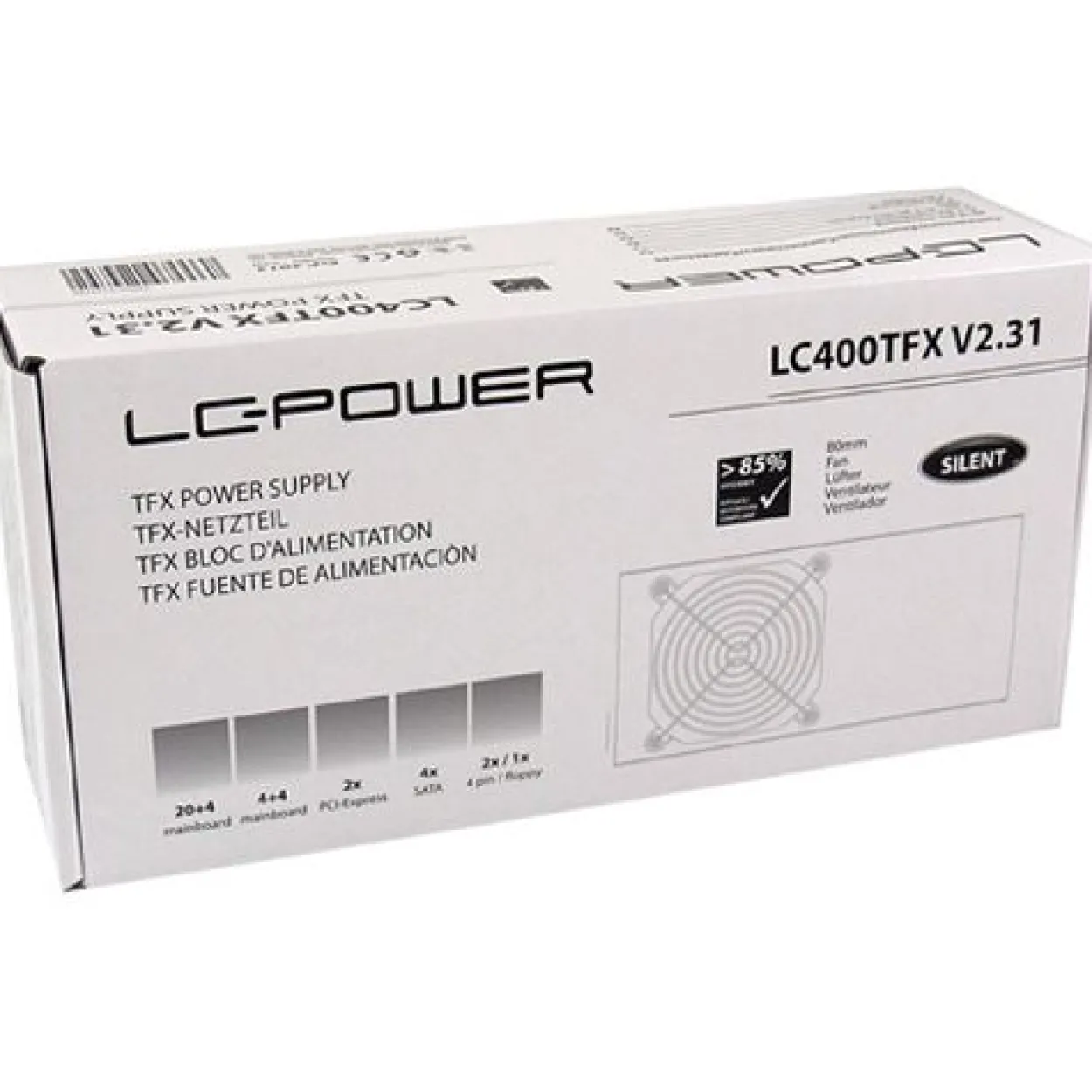 350 Watt LC-Power LC400TFX Non-Modular