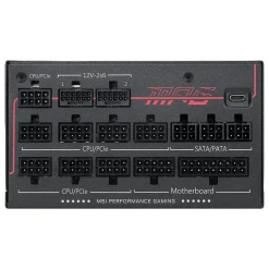 1300 Watt MSI MPG Ai1300TS PCIE5 Modular 80+ Titanium