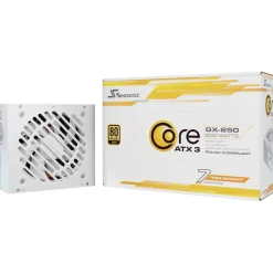 650 Watt Seasonic Core GX White 2024 GX-650 Modular 80+ Gold